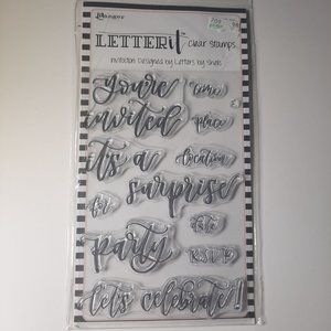 Ranger Letter It Occasions Clear Stamp Set